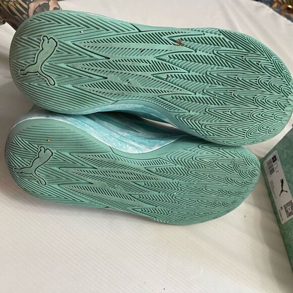PUMA MELO MB.02 Jade Green Basketball Size 11 Rare Special Original Box - Picture 13 of 13